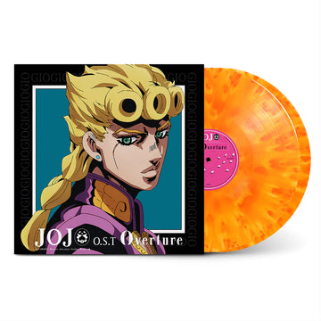 YUGO KANNO - Jojo's Bizarre Adventure: Golden Wind O.S.T. vol. 1: Overture - 2LP - Yellow / Orange Colour Blend Vinyl