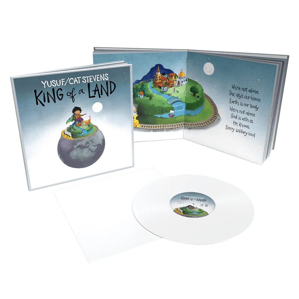 YUSUF / CAT STEVENS - King Of A Land (with 36-page Illustrated Booklet) [Repress] - LP - White Vinyl [JUN 20]