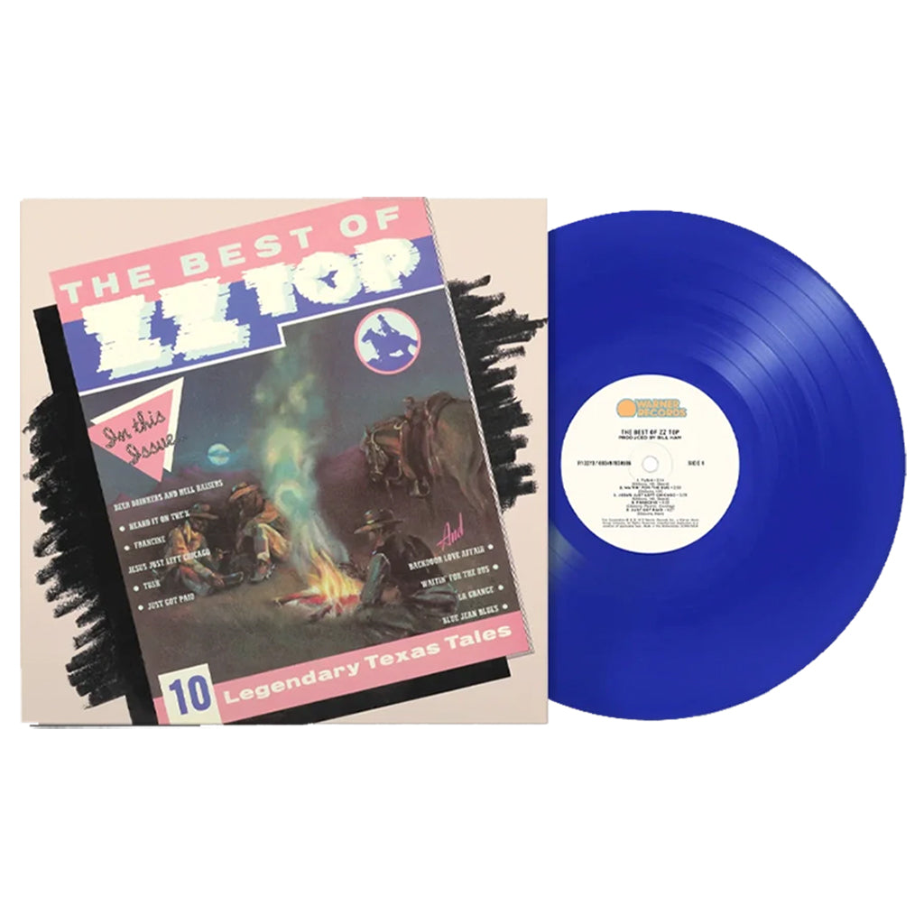 ZZ TOP - The Best of ZZ Top (RSD Indie Exclusive - 2024 Reissue) - LP - Blue Vinyl