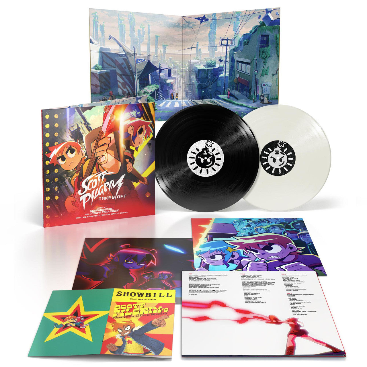 ANAMANAGUCHI - Scott Pilgrim Takes Off (Original Soundtrack From The Netflix Series) - 2LP - White / Black Vinyl [JUN 21]