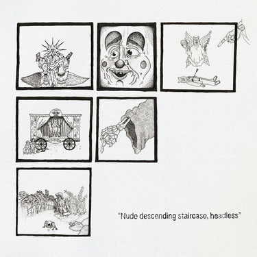 TEEN SUICIDE - Nude descending staircase headless - LP - 'Distant Clouds Grey' Coloured Vinyl