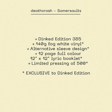 deathcrash - Somersaults - LP - Vinyl - Dinked Edition #385 [FEB 27]