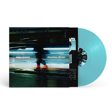 OVERPASS - Elsewhere, Always - LP - Transparent Turquoise Vinyl
