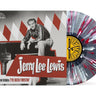 Silver White & Red Splatter On Clear Vinyl