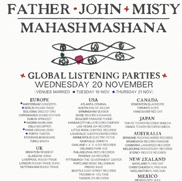 FATHER JOHN MISTY - Instore Listening Party - November 20th 5PM