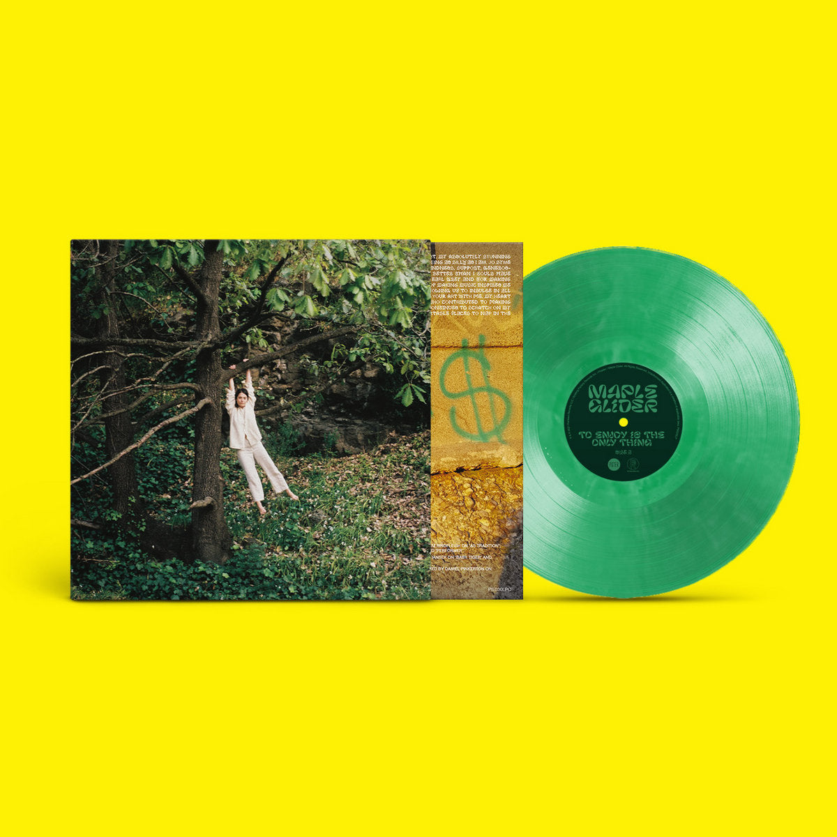 MAPLE GLIDER - To Enjoy Is The Only Thing - LP - Pearly Green Vinyl