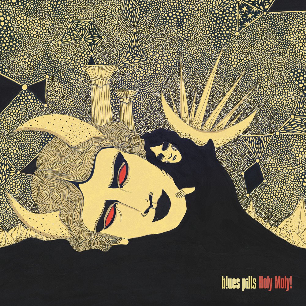 BLUE PILLS – Holy Moly – LP – Limited Red Gold Splatter Vinyl
