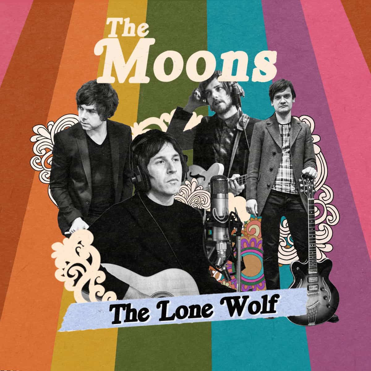 THE MOONS - Lone Wolf - 7" - Limited Red Vinyl