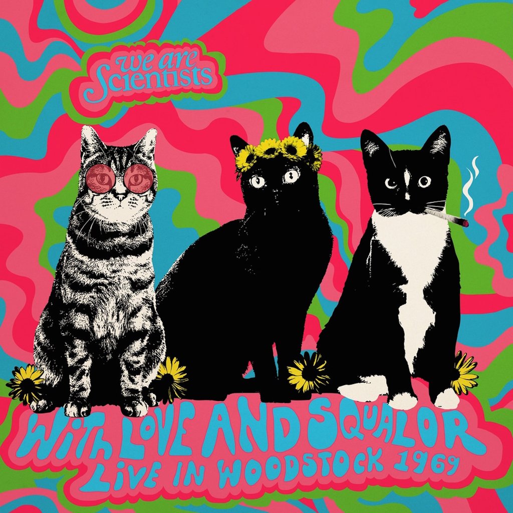 WE ARE SCIENTISTS - With Love and Squalor - Live in Woodstock 1969 (LRSD 2020) - Limited Pink, Blue, Green Tri Colour