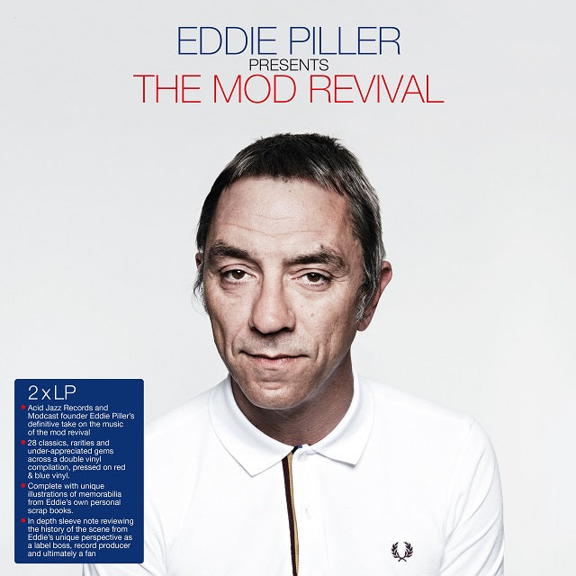 VARIOUS - Eddie Piller Presents The Mod Revival - 2LP - Limited Red & Blue Vinyl