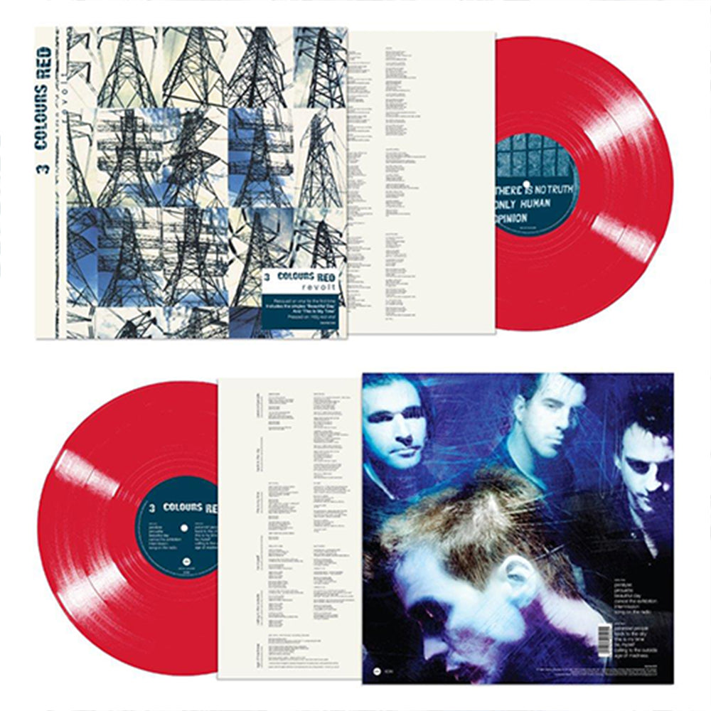 3 COLOURS RED - Revolt (2022 Reissue) - LP - Red Vinyl