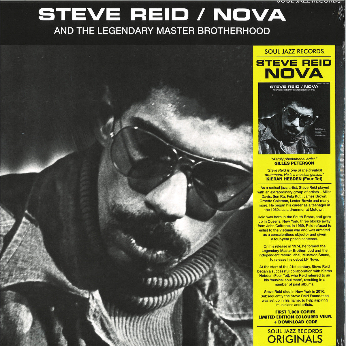 STEVE REID - Soul Jazz Records Presents Steve Reid: Nova - LP - Special Red Vinyl