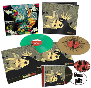 BLUE PILLS – Holy Moly – LP+10″+CD - Limited Black And Gold Splatter Vinyl Boxset