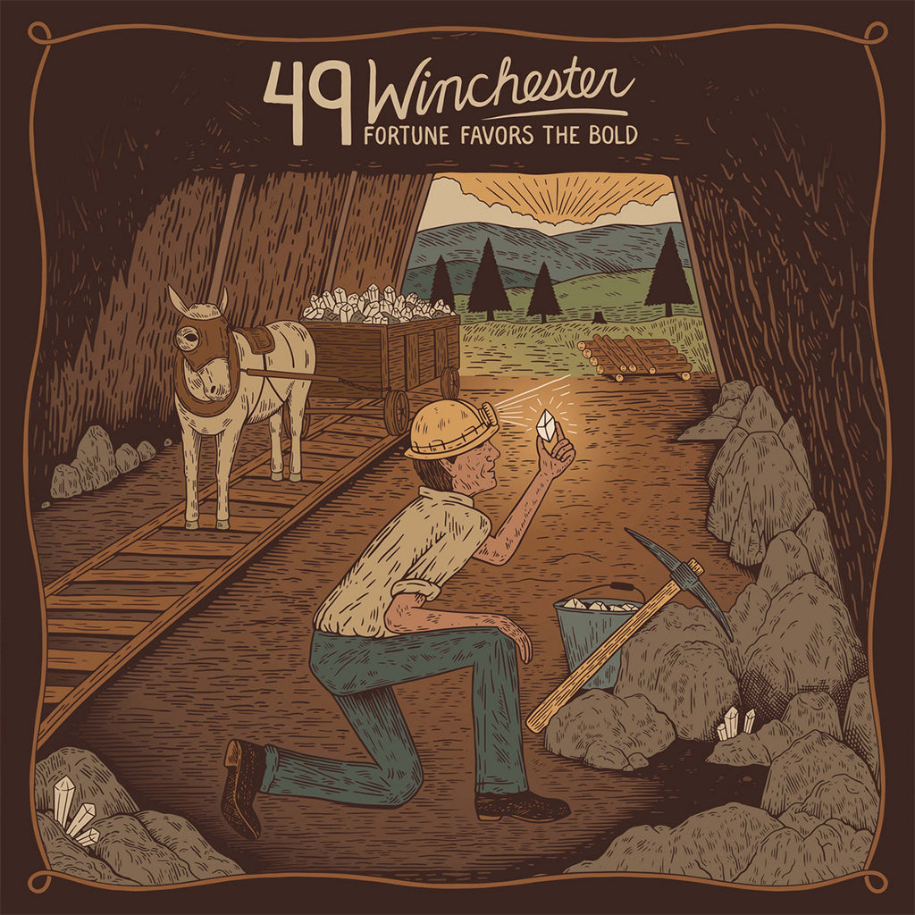49 WINCHESTER - Fortune Favors The Bold - LP - Transparent Orange Vinyl