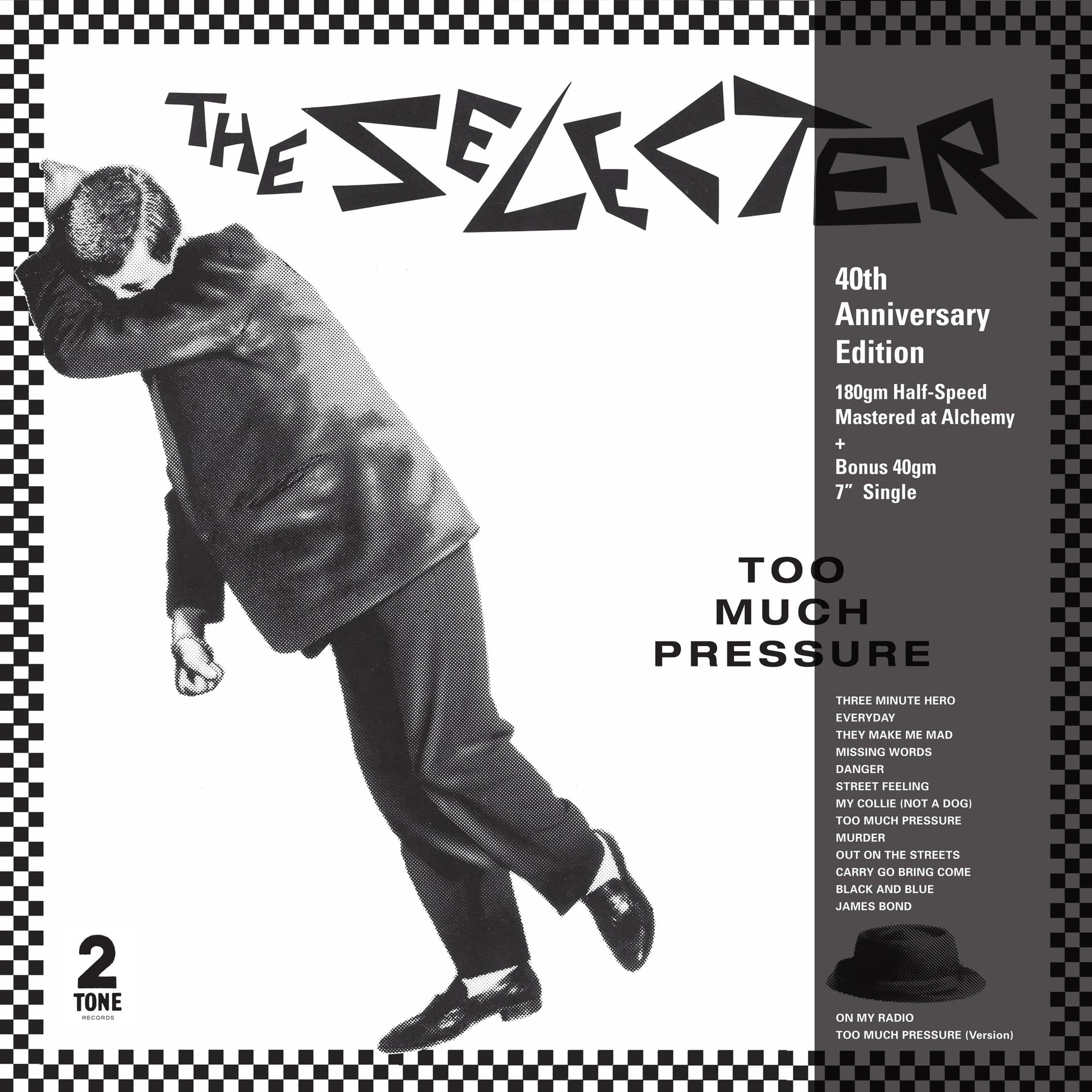THE SELECTER - Too Much Pressure [40th Anniversary Edition] - LP + Bonus 7" - Black Vinyl