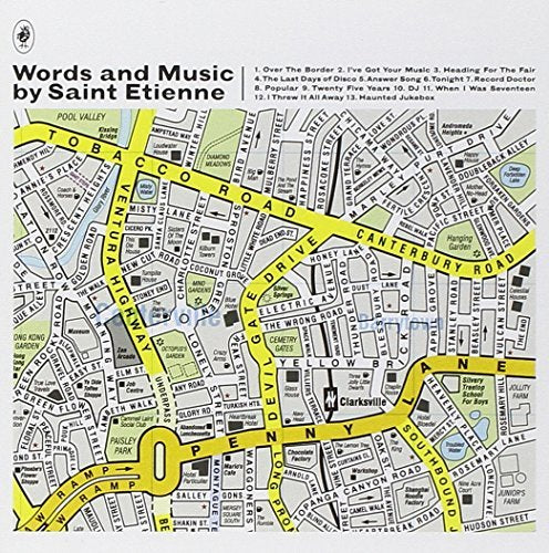 SAINT ETIENNE - Words And Music by Saint Etienne (LRSD 2020) - Limited White/Yellow/Green/Black Splatter Vinyl