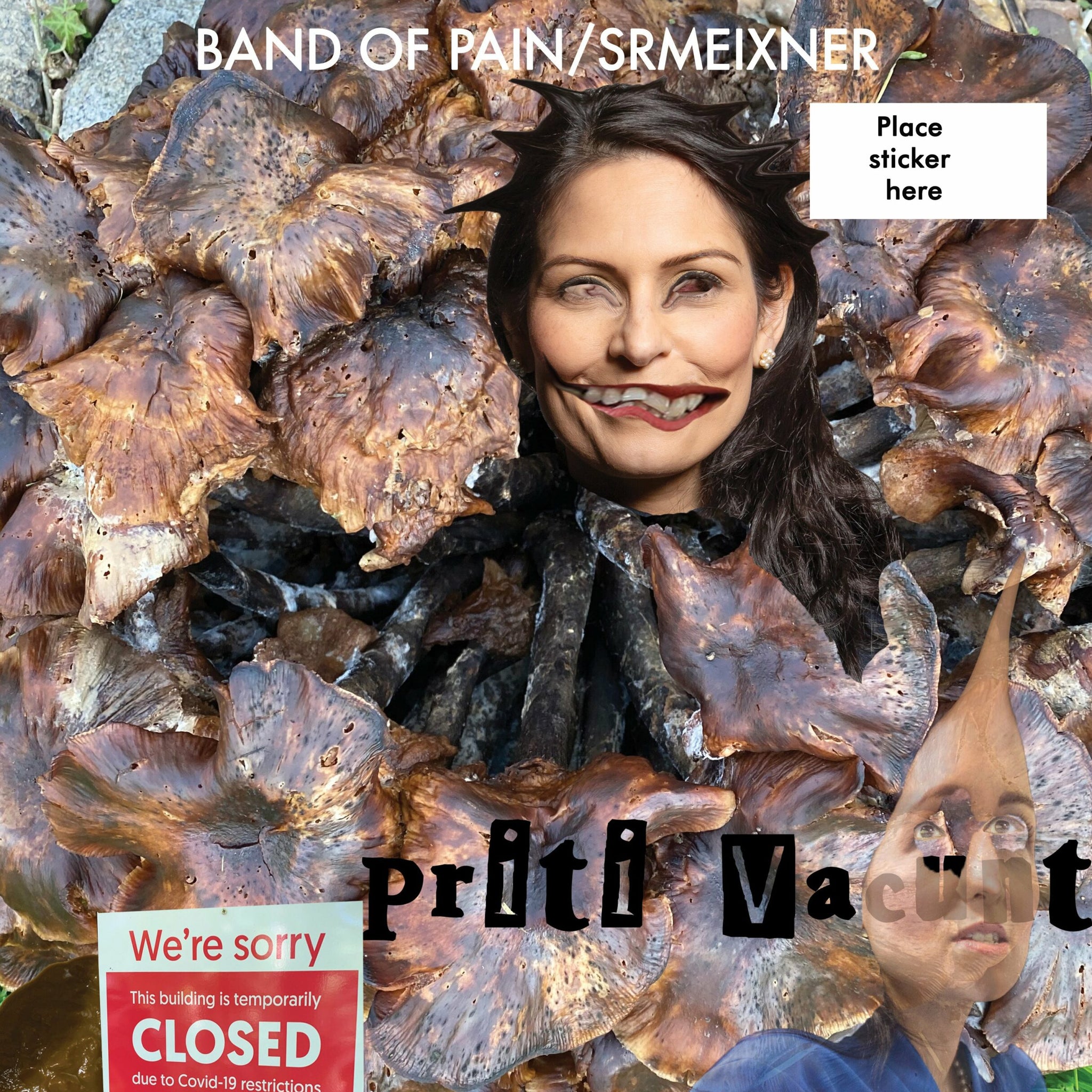 BAND OF PAIN / SR MEIXNER - Priti Deceit - 10" - Black & White Split Vinyl [RSD2021-JUN12]