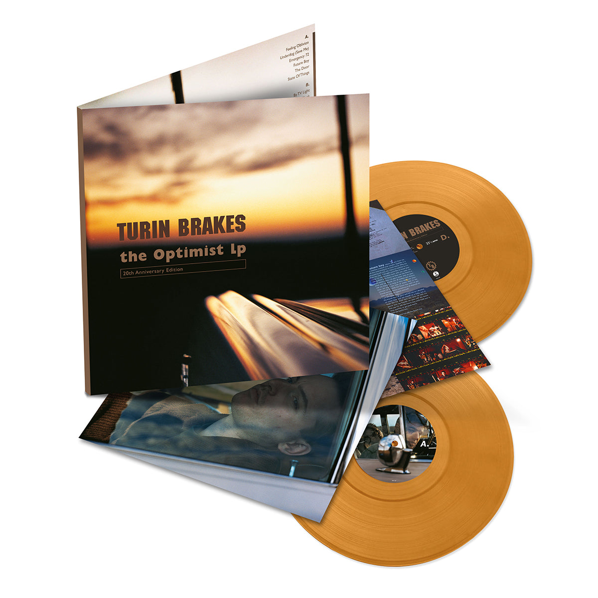 TURIN BRAKES - The Optimist (20th Anniv. Ed.) - 2LP - Deluxe Transparent Amber Vinyl