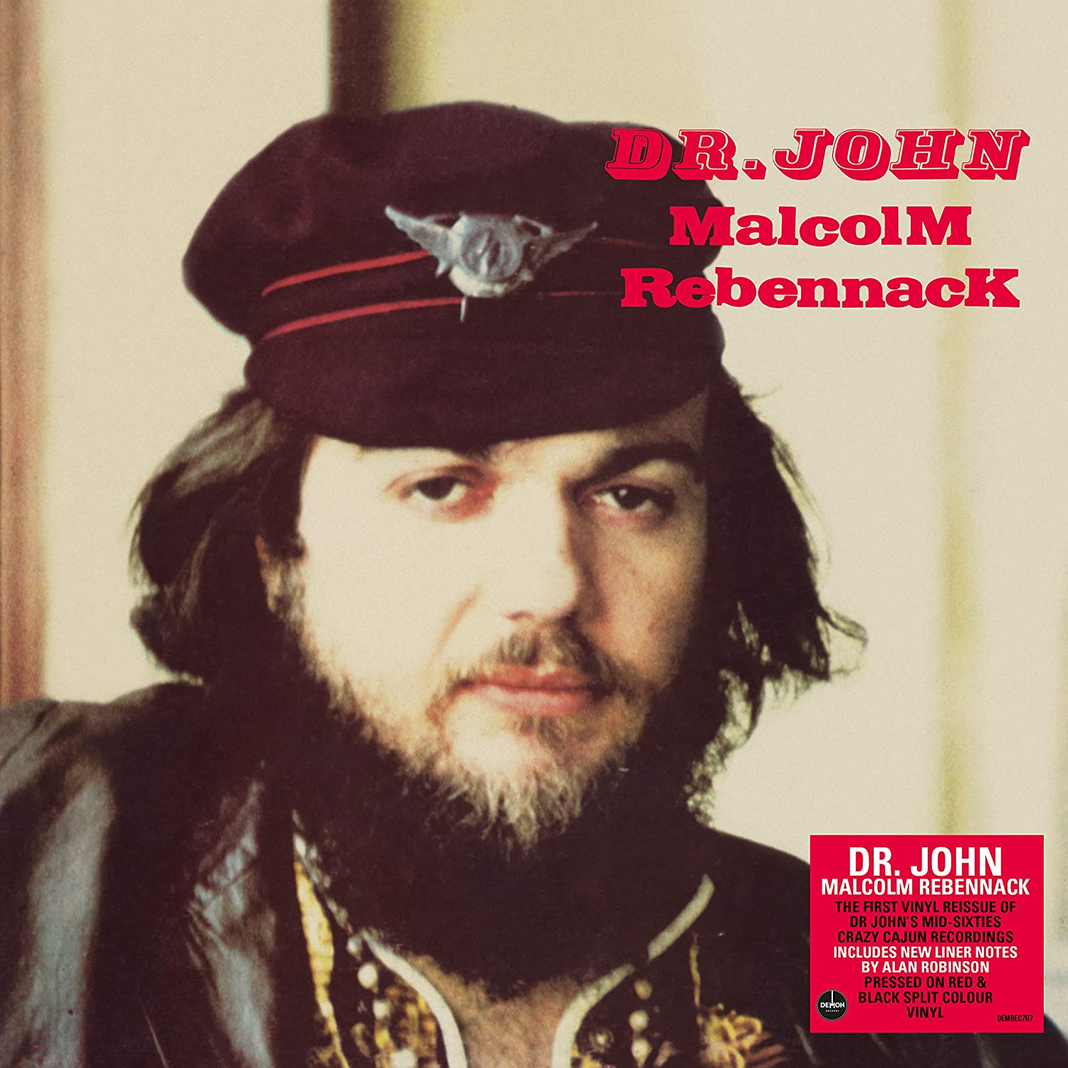DR. JOHN - Malcolm Rebennack - LP - Red & Black Split Colour Vinyl