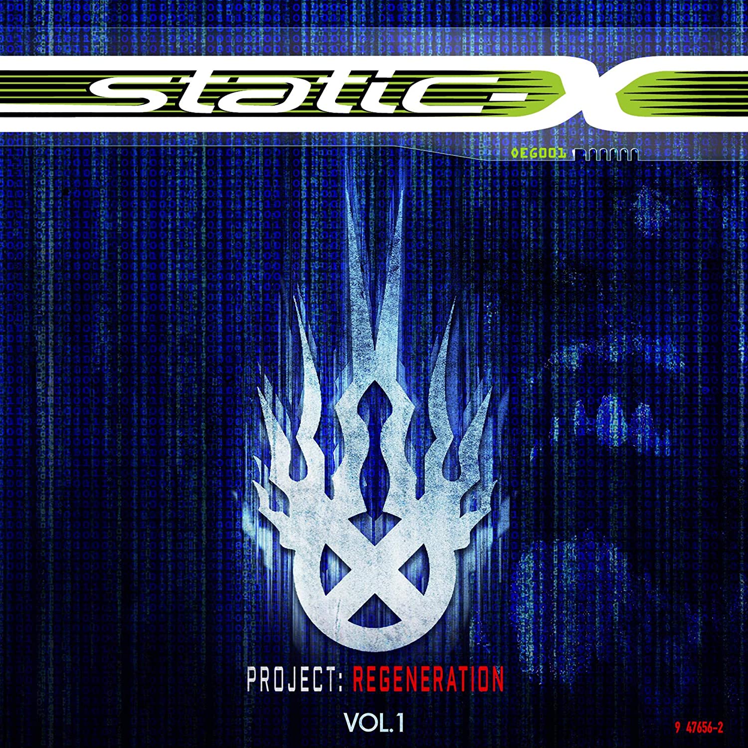 STATIC X - Project Regeneration Volume 1 - LP - Limited Transparent Green Vinyl