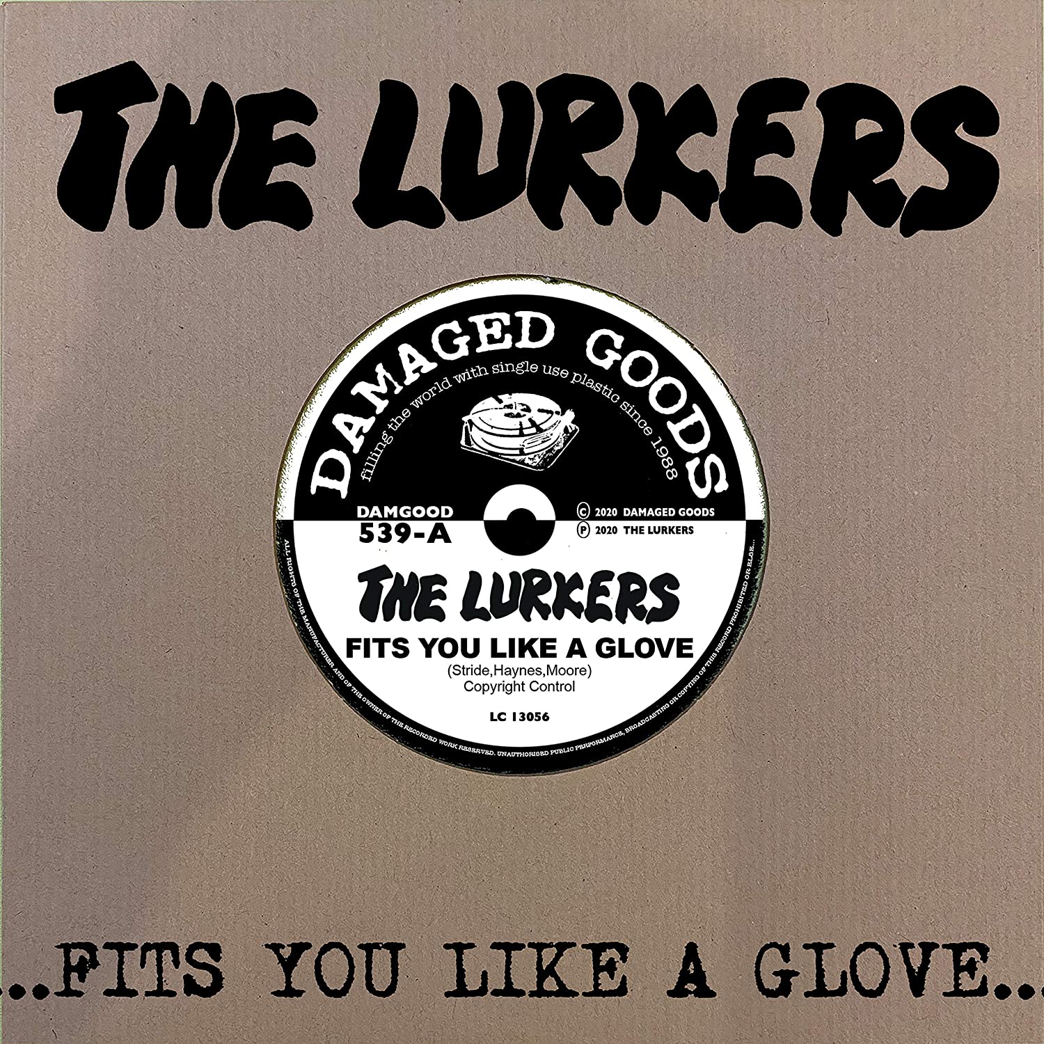 THE LURKERS - Fits You Like a Glove - 7" - Limited Yellow Vinyl