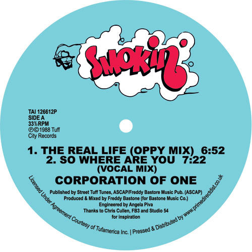 CORPORATION OF ONE - The Real Life / So Where Are You - 12" - Vinyl [RSD2020-OCT24]