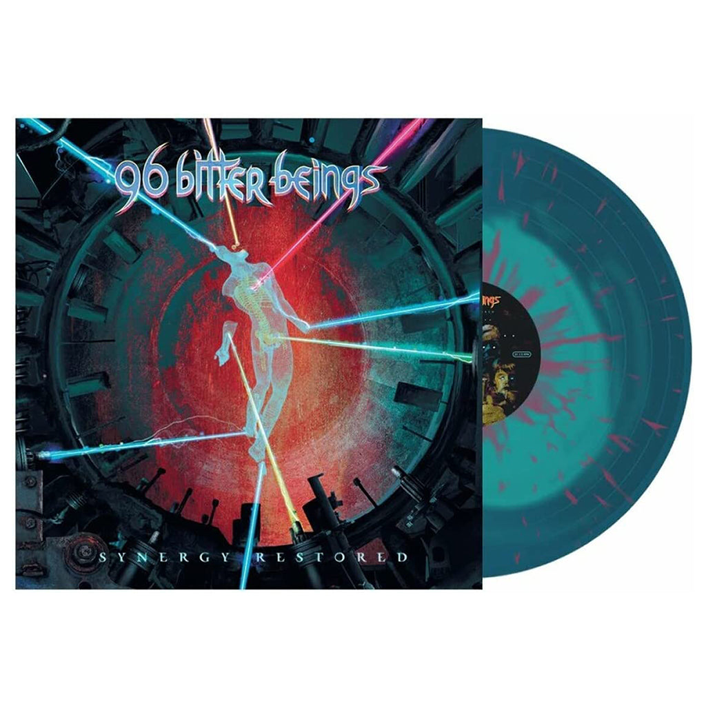 96 BITTER BEINGS - Synergy Restored - LP - Green In Blue w/ Pink Splats Vinyl