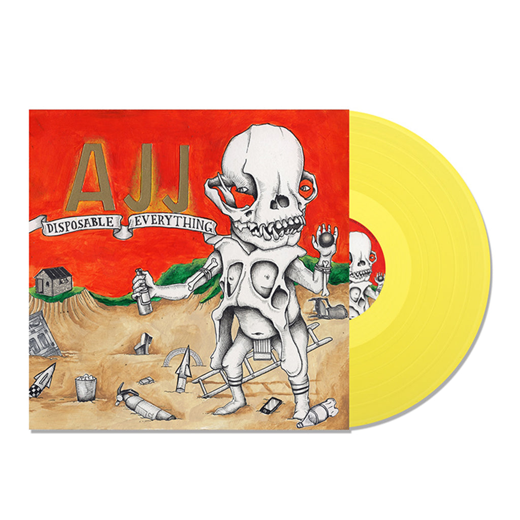AJJ - Disposable Everything - LP - Transparent Yellow Vinyl