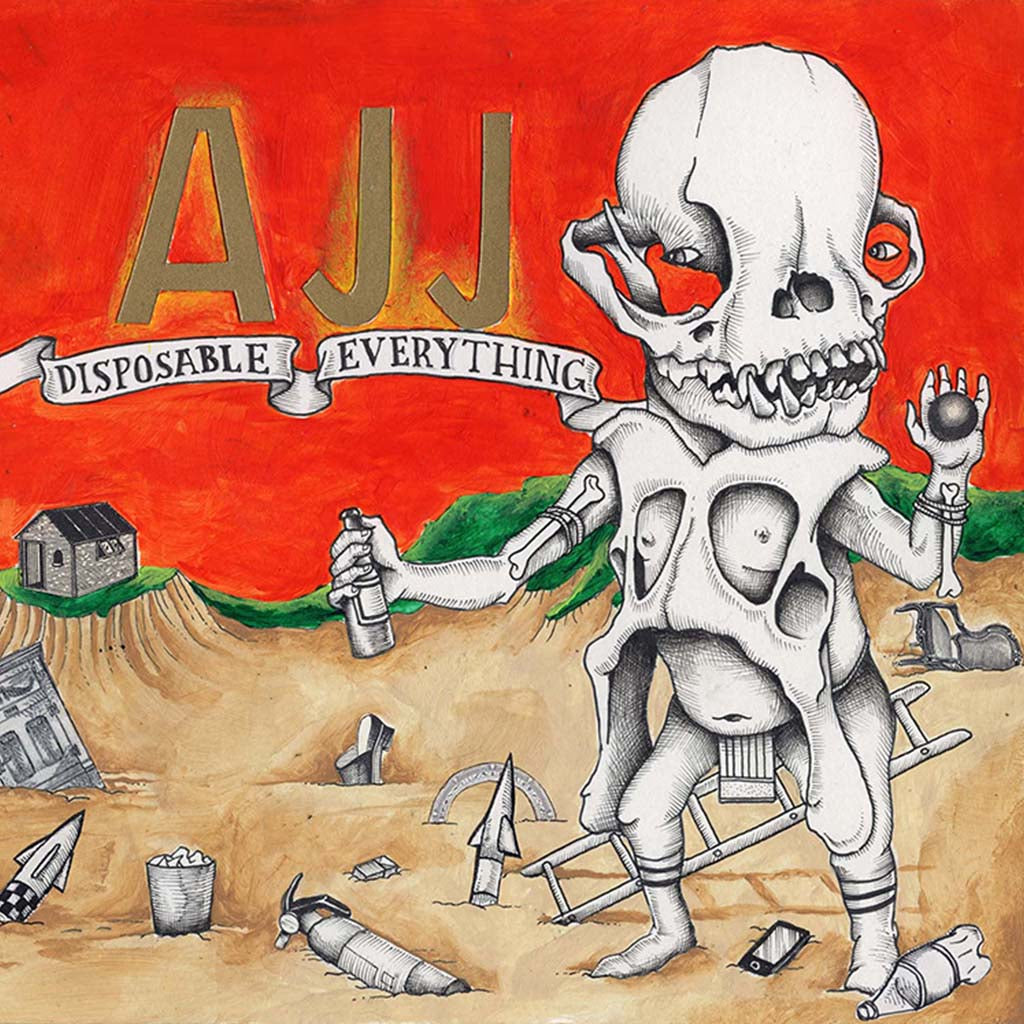 AJJ - Disposable Everything - LP - Transparent Yellow Vinyl