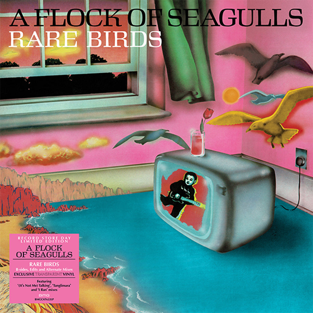 A FLOCK OF SEAGULLS - Rare Birds (B-Sides, Edits & Alternate Mixes) - LP - Transparent Vinyl [RSD23]