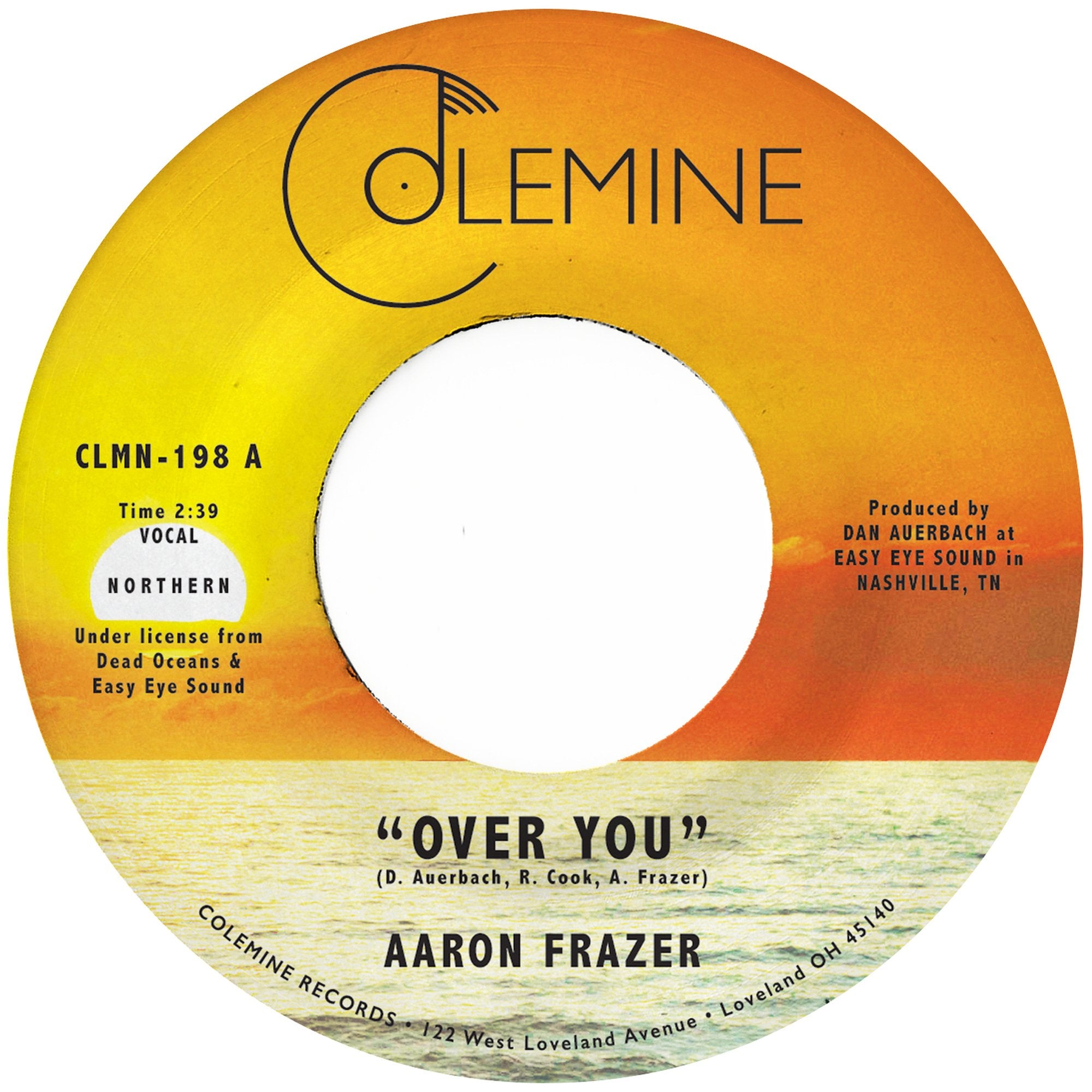 AARON FRAZER - Over You - 7" - Black Vinyl