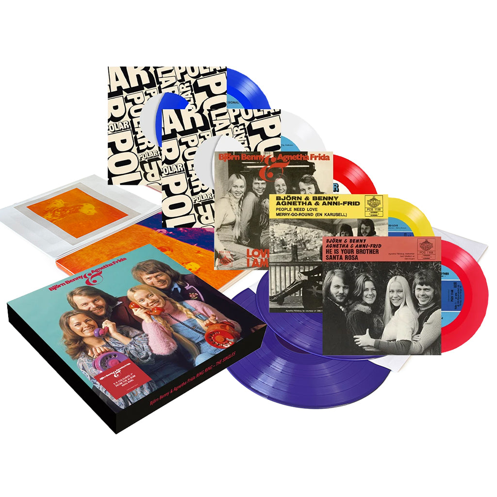 ABBA - Ring Ring (50th Anniversary) - 5 x 7" - Coloured Vinyl Box Set