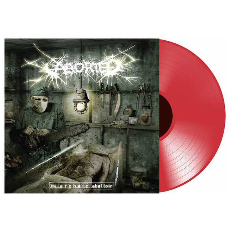 ABORTED - The Archaic Abattoir (2022 Reissue) - LP - Transparent Red Vinyl