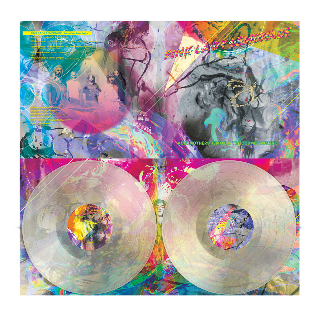 ACID MOTHERS TEMPLE AND THE COSMIC INFERNO - Pink Lady Lemonade (You're From Outer Space) - 2LP - Clear Vinyl