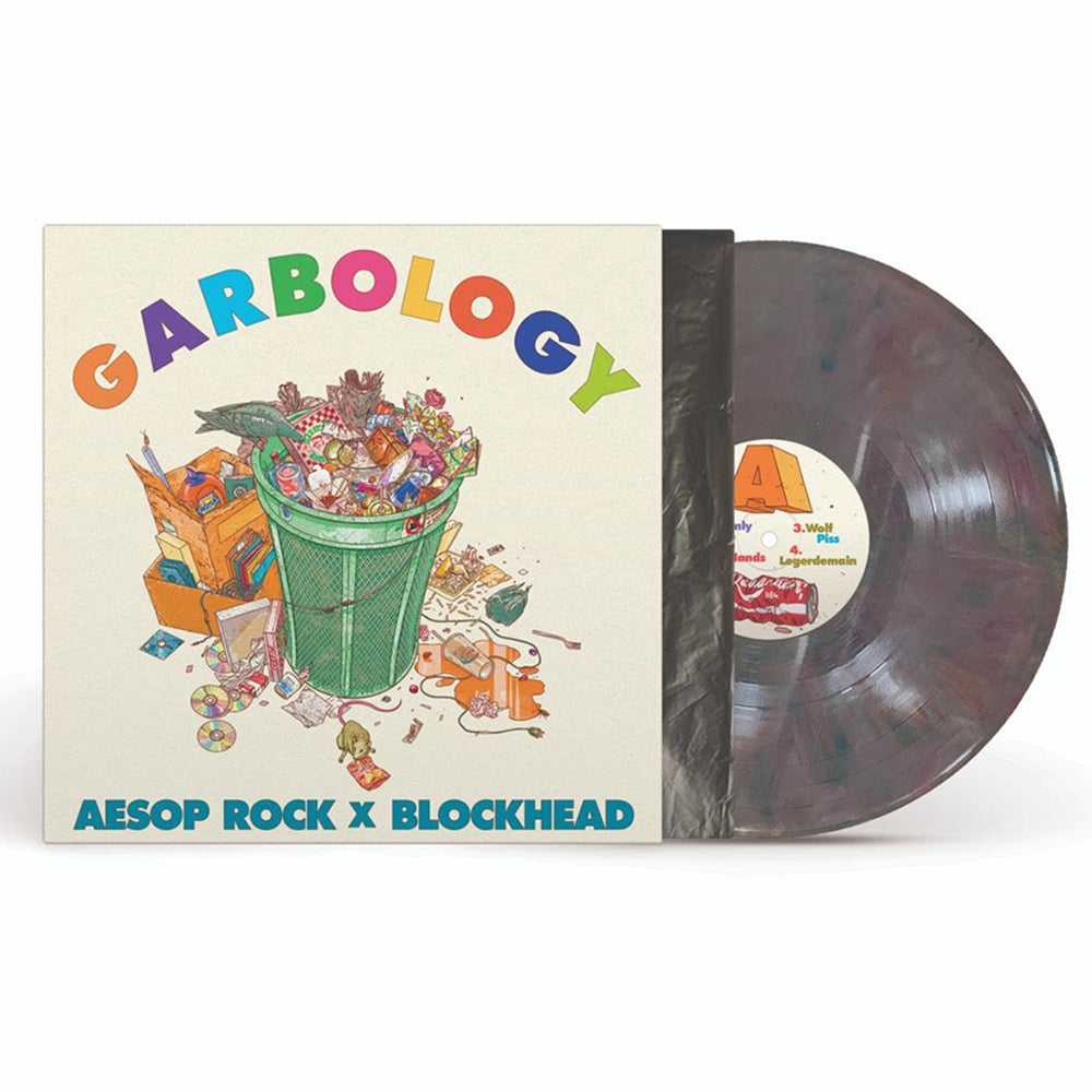 AESOP ROCK X BLOCKHEAD - Garbology - 2LP - Recycled Random Colour Vinyl
