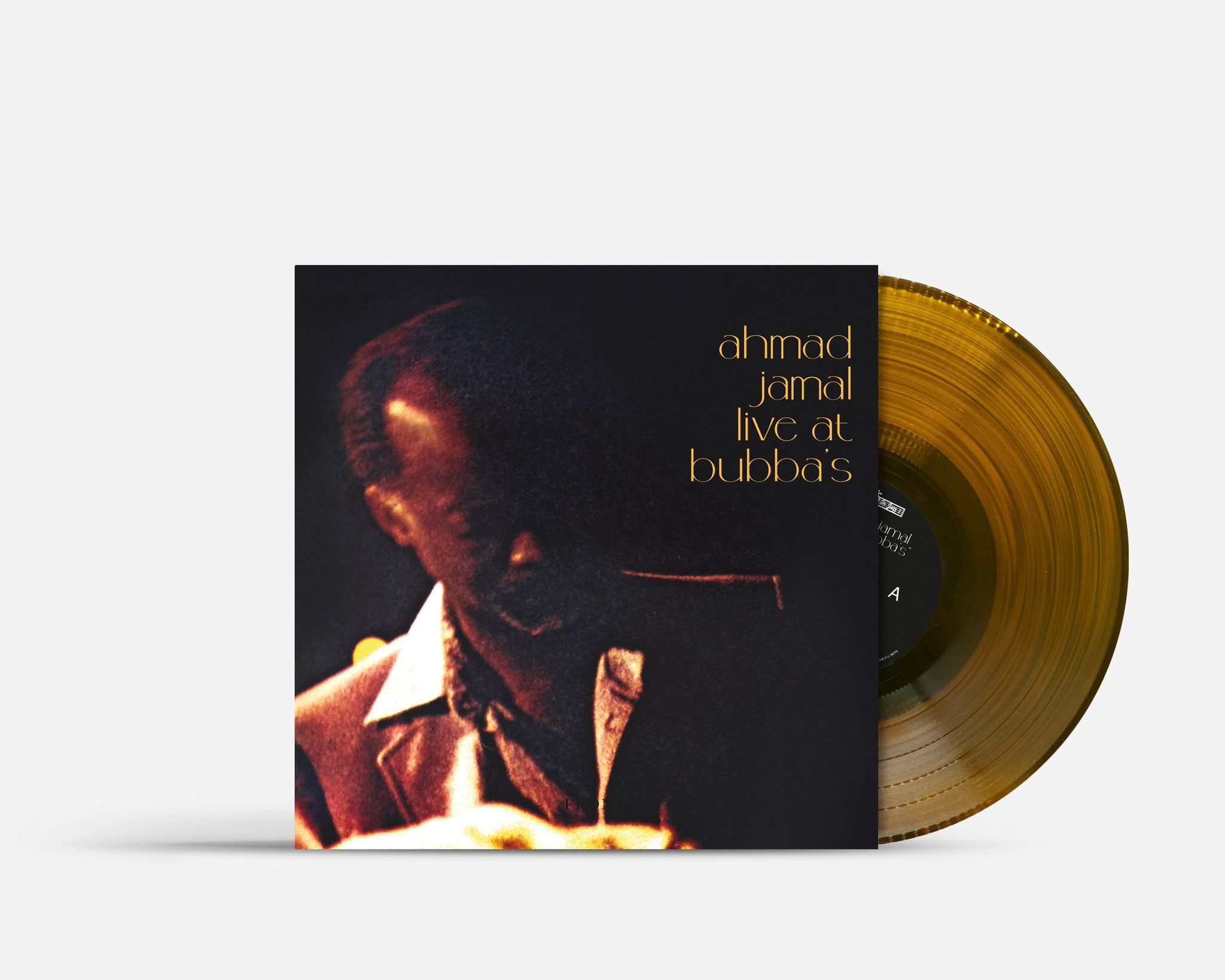 AHMAD JAMAL - Live at Bubba's - 1 LP - 2 Colour variations - Black Vinyl or Opaque Amber (Random) Colour Vinyl [RSD 2024]