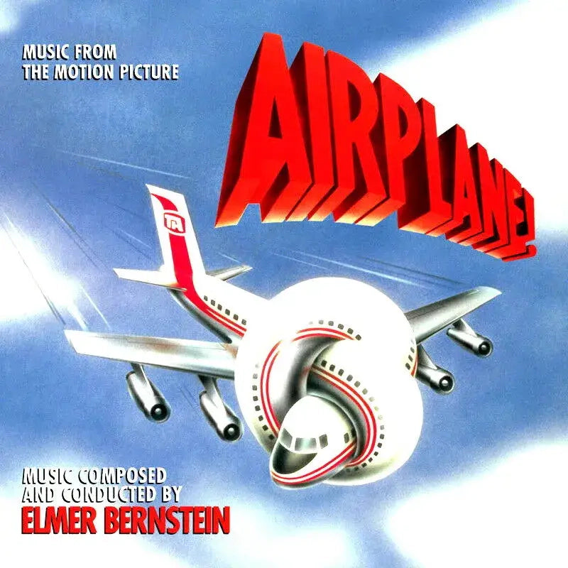 ELMER BERSTEIN - Airplane! Soundtrack (complete score) - 1 LP - Opaque Red or Opaque White [RSD 2024]