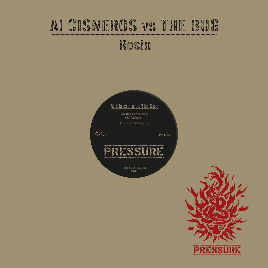 AL CISNEROS VS THE BUG - Rosin - 12" - Transparent Amber Vinyl