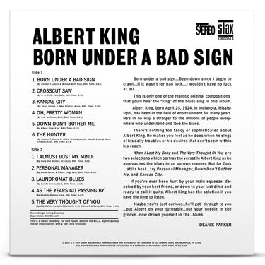 ALBERT KING - Born Under A Bad Sign (2023 All Analog Stereo Master) - LP - 180g Vinyl