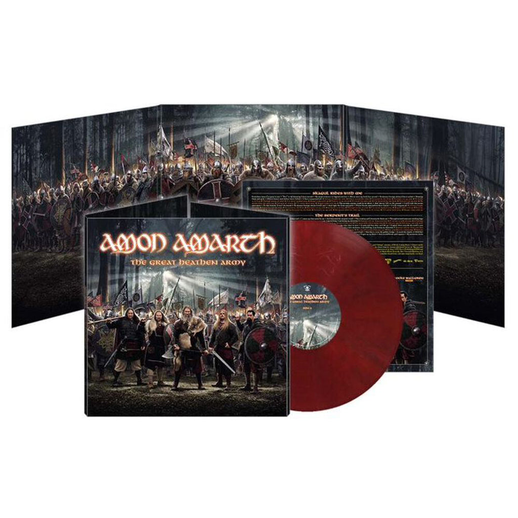 AMON AMARTH - The Great Heathen Army - LP - Dried Blood Red Marble Vinyl