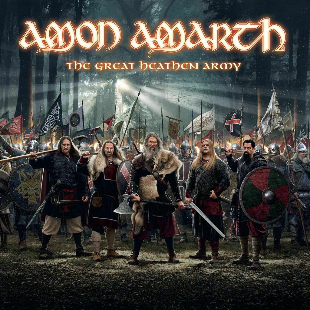 AMON AMARTH - The Great Heathen Army - LP - White Marble Vinyl