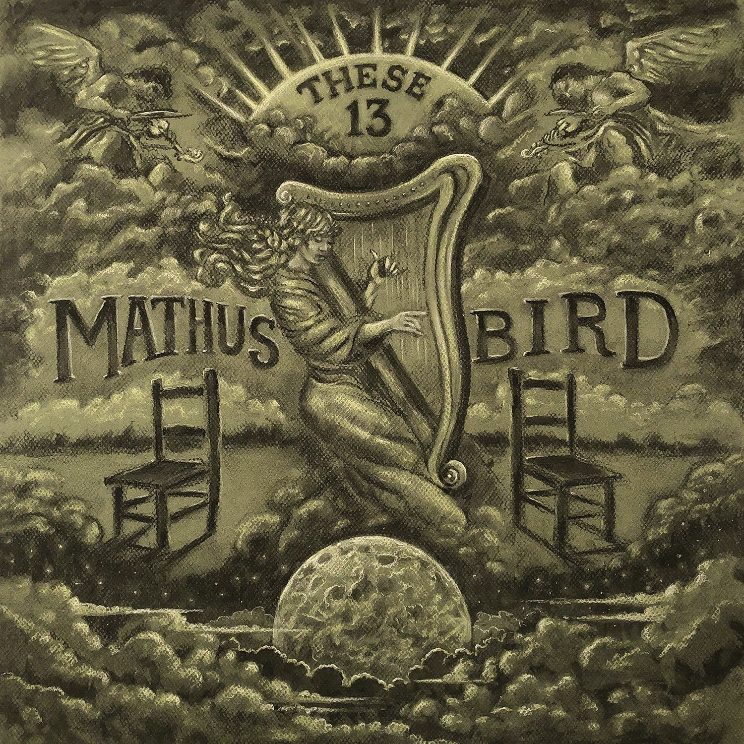 JIMBO MATHUS & ANDREW BIRD - These 13 - LP - Opaque Grey Marble Vinyl