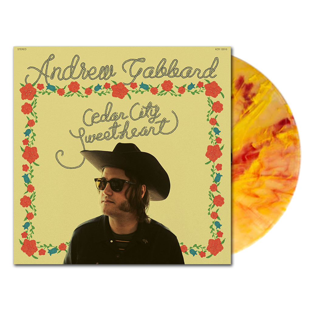 ANDREW GABBARD - Cedar City Sweetheart - LP - Clear w/ Yellow & Red Swirl Vinyl