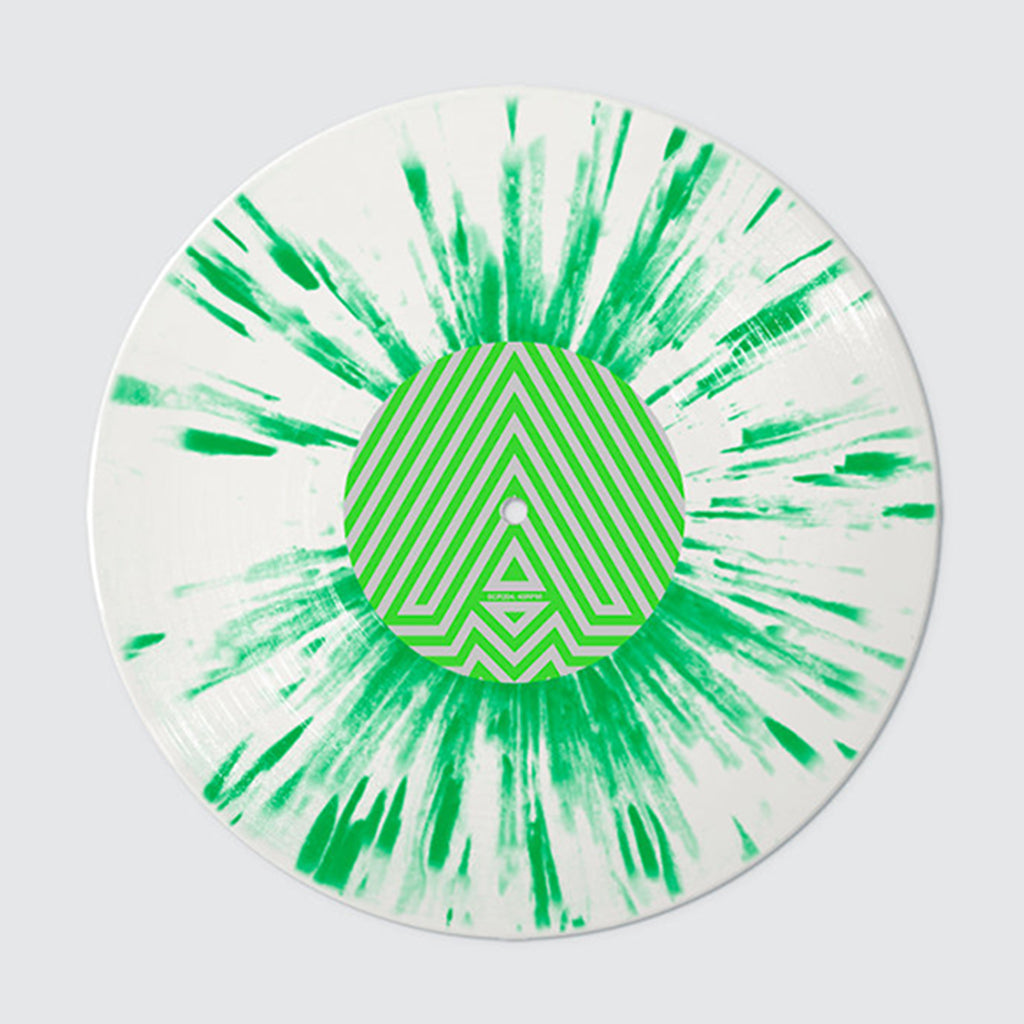 ANDY BELL - The Grounding Process - 10" EP - Frosted Clear w/ Green Splatter Vinyl