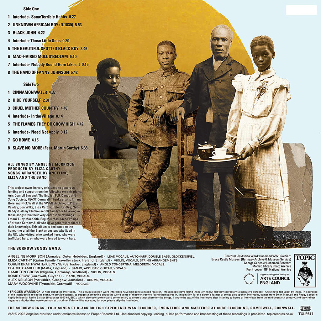 ANGELINE MORRISON - The Sorrow Songs: Folk Songs of Black British Expe ...