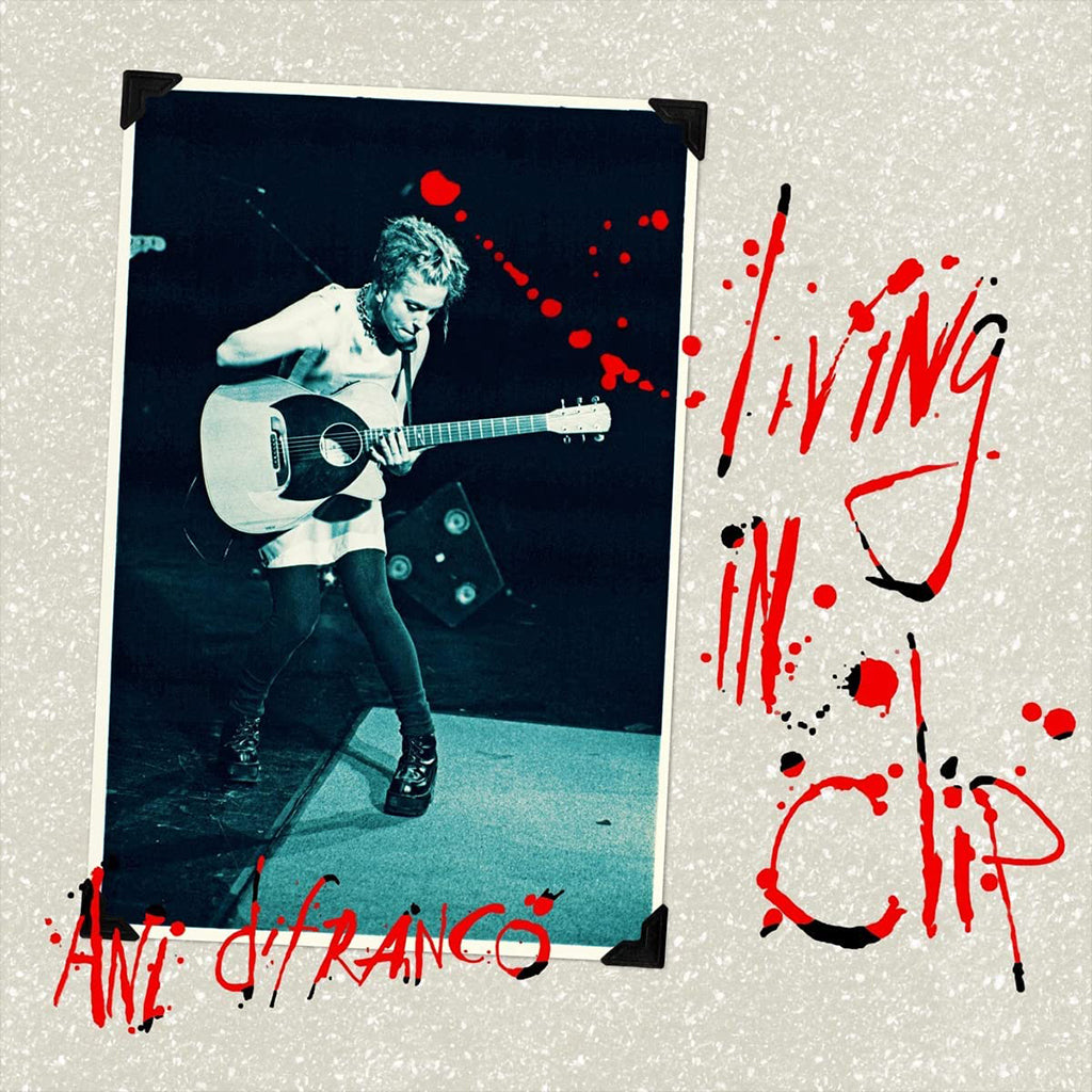 ANI DIFRANCO - Living in Clip (Deluxe 25th Anniversary Ed.) - 3LP - Red Smoke Vinyl
