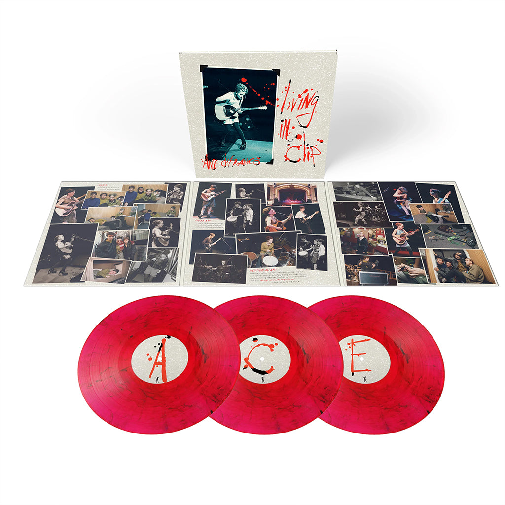 ANI DIFRANCO - Living in Clip (Deluxe 25th Anniversary Ed.) - 3LP - Red Smoke Vinyl