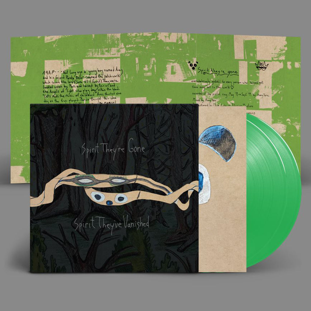 ANIMAL COLLECTIVE - Spirit They’re Gone, Spirit They've Vanished (Remastered 2023 w/ Bonus DL Tracks) - 2LP - Gatefold Grass Green Vinyl