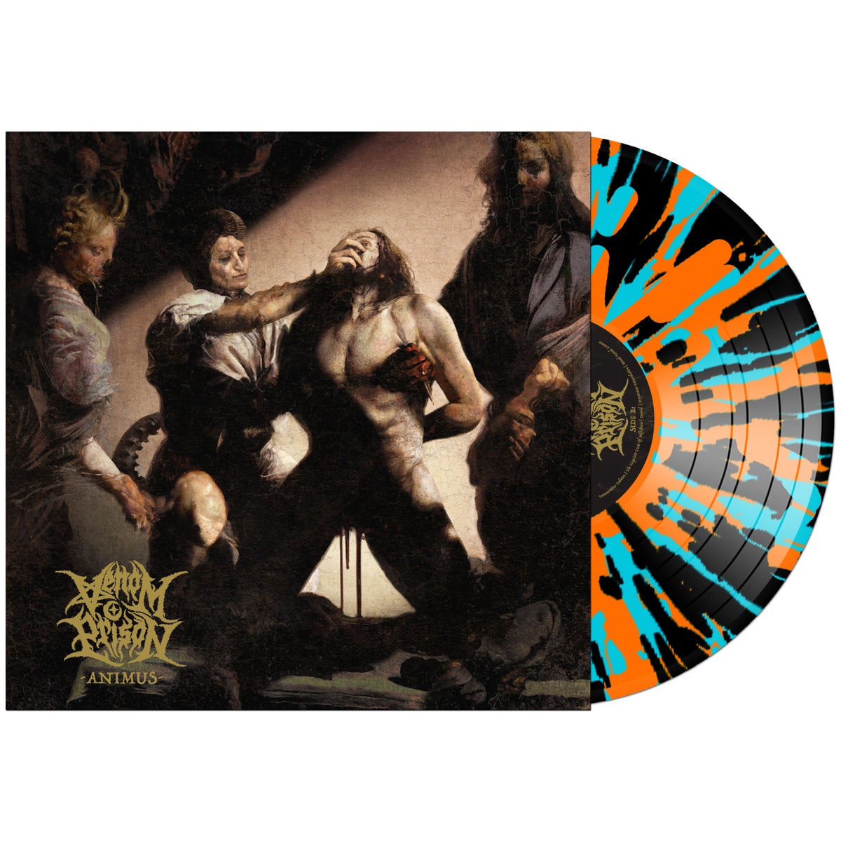 VENOM PRISION - Animus - LP - Limited Orange And Blue Splatter Vinyl