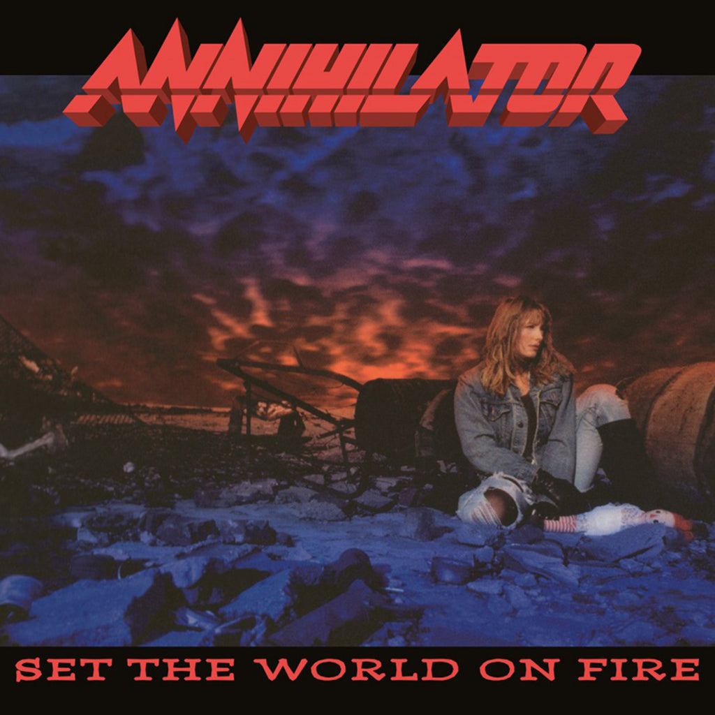 ANNIHILATOR - Set The World On Fire (2022 Repress) - LP - 180g Translucent Blue Vinyl